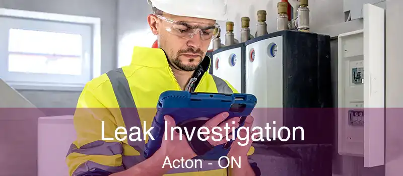  Leak Investigation Acton - ON