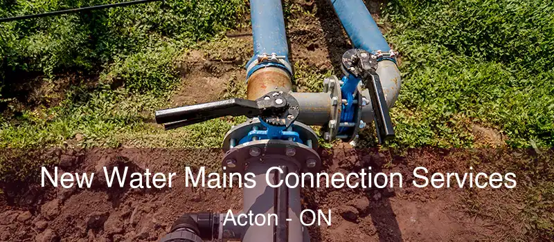  New Water Mains Connection Services Acton - ON