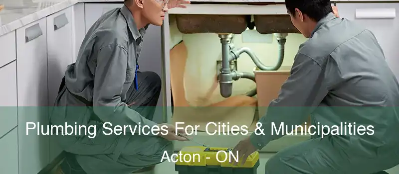  Plumbing Services For Cities & Municipalities Acton - ON