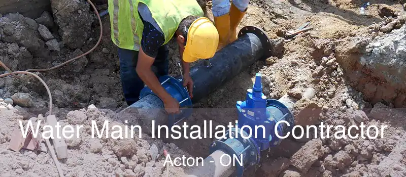  Water Main Installation Contractor Acton - ON
